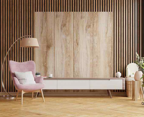 Imagen de Wall Panel MDF Simil Tela (Entramado)
